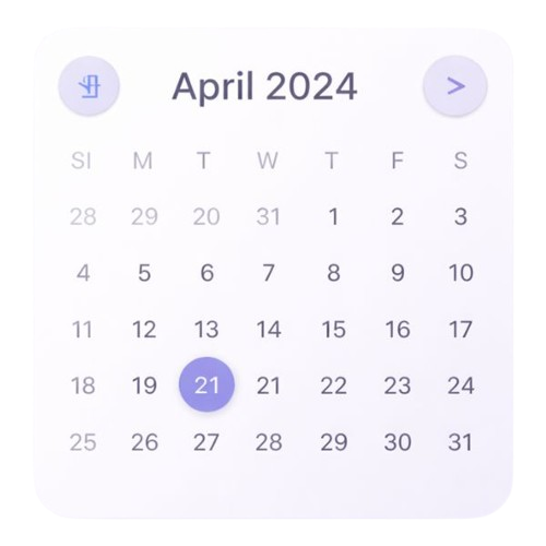 Select Cart Software booking calendar and appointment scheduling interface